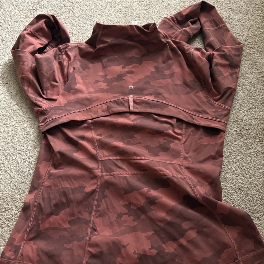 Lululemon Pink Camouflage Hoodie